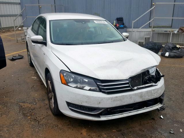 1VWAT7A3XEC055734 - 2014 VOLKSWAGEN PASSAT S WHITE photo 1