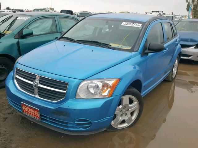 1B3HB48A59D172131 - 2009 DODGE CALIBER SX BLUE photo 2