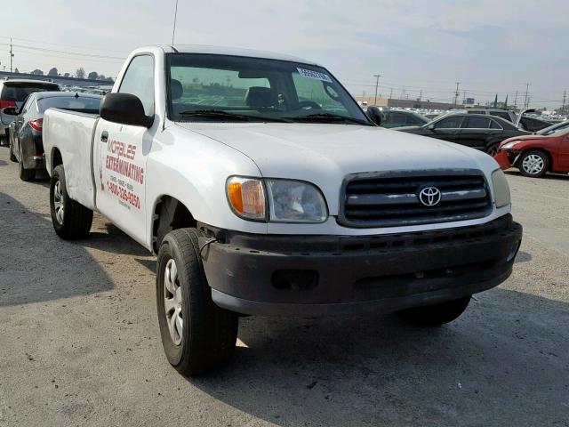 5TBJN32111S167858 - 2001 TOYOTA TUNDRA WHITE photo 1