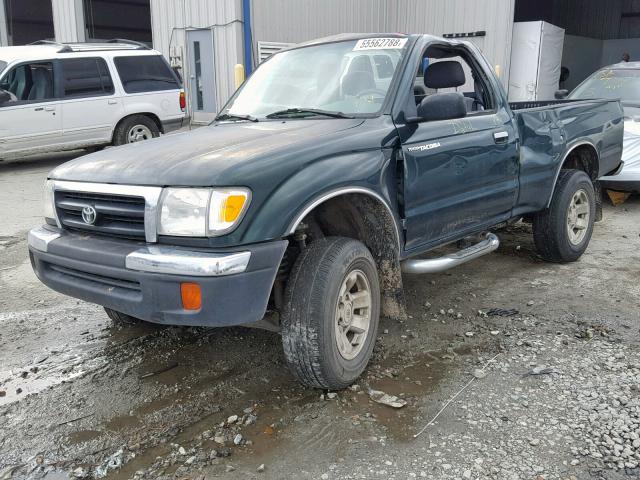 4TANM92N7XZ502559 - 1999 TOYOTA TACOMA PRE GREEN photo 2