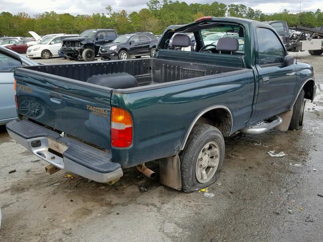 4TANM92N7XZ502559 - 1999 TOYOTA TACOMA PRE GREEN photo 4