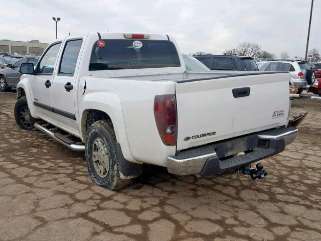 1GCDT136948158911 - 2004 CHEVROLET COLORADO WHITE photo 3