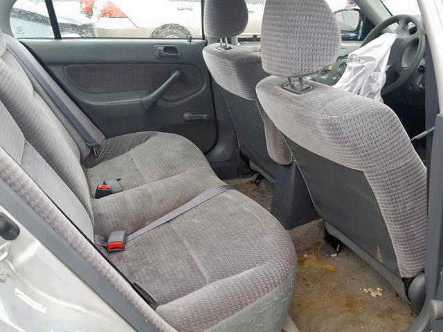 2HGEJ6618YH555745 - 2000 HONDA CIVIC BASE Gümüş foto 6