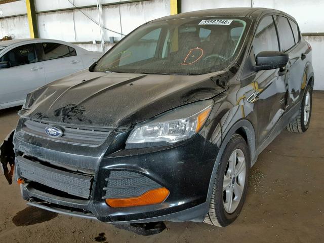 1FMCU0F72FUA82252 - 2015 FORD ESCAPE S BLACK photo 2