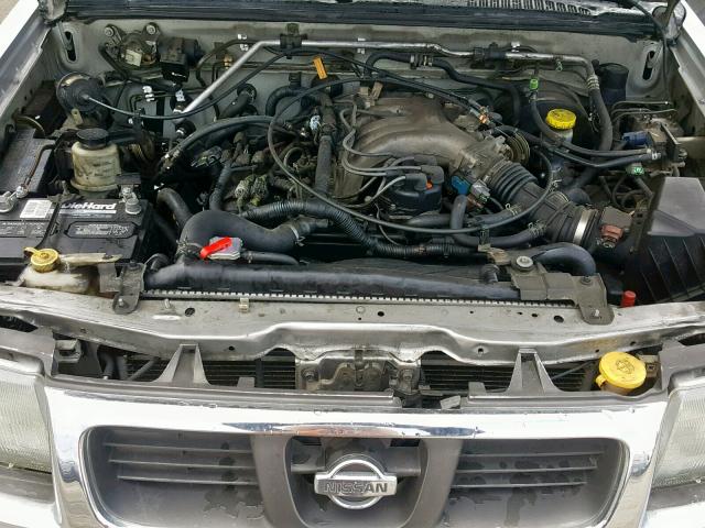 1N6ED27T7YC396196 - 2000 NISSAN FRONTIER C SILVER photo 7