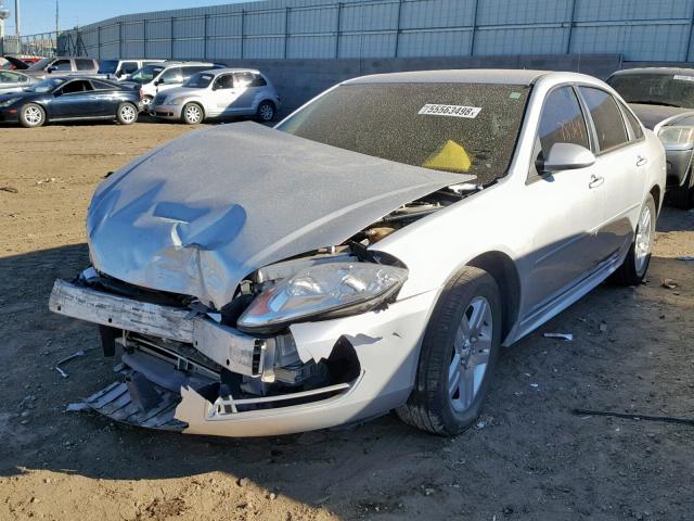 2G1WB5E37E1176052 - 2014 CHEVROLET IMPALA LIM SILVER photo 2