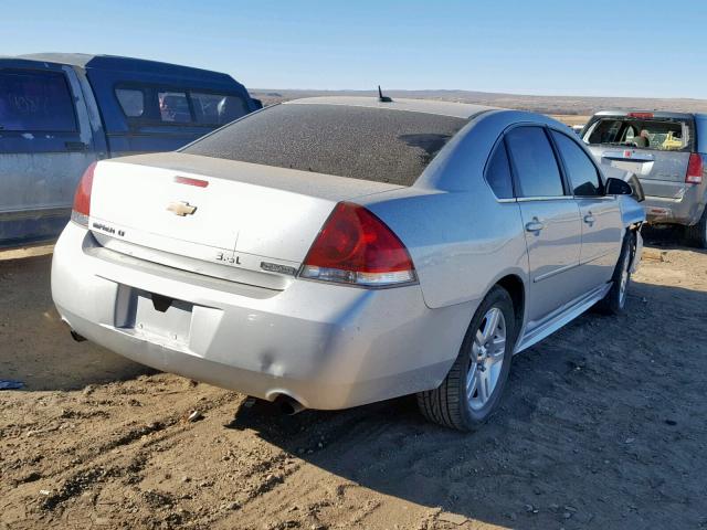 2G1WB5E37E1176052 - 2014 CHEVROLET IMPALA LIM SILVER photo 4