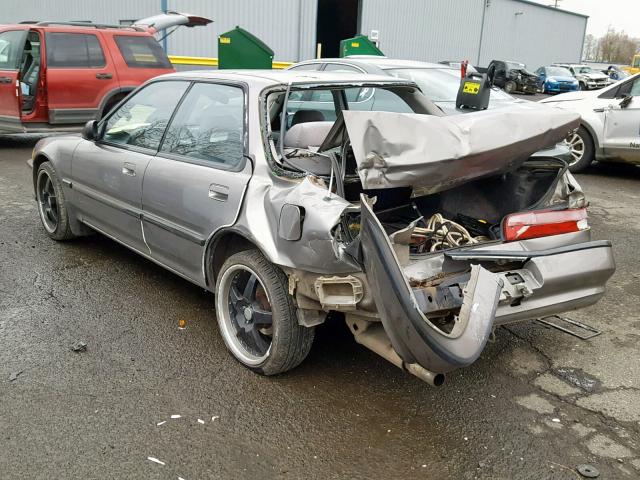 JH4DB1559LS027629 - 1990 ACURA INTEGRA LS GRAY photo 3