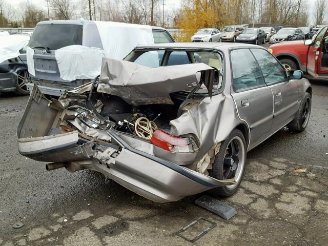 JH4DB1559LS027629 - 1990 ACURA INTEGRA LS GRAY photo 4