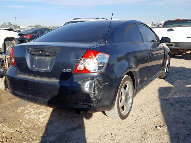 JTKDE177650035038 - 2005 TOYOTA SCION TC შავი ფოტო 4