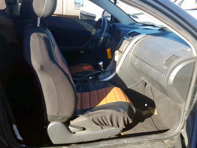 JTKDE177650035038 - 2005 TOYOTA SCION TC შავი ფოტო 5