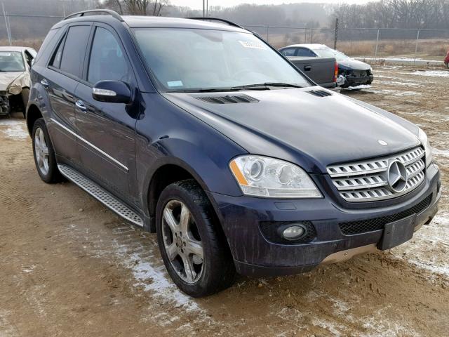 4JGBB86E68A351680 - 2008 MERCEDES-BENZ ML 350 BLUE photo 1