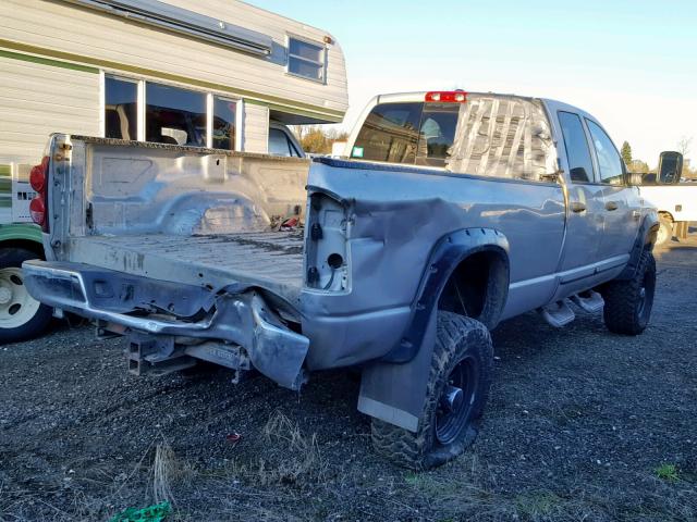 3D7KS28C87G723409 - 2007 DODGE RAM 2500 S SILVER photo 4