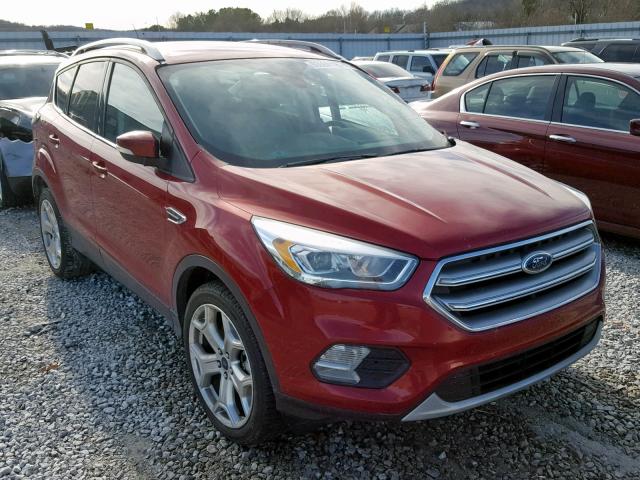 1FMCU0J97HUD95244 - 2017 FORD ESCAPE TIT RED photo 1