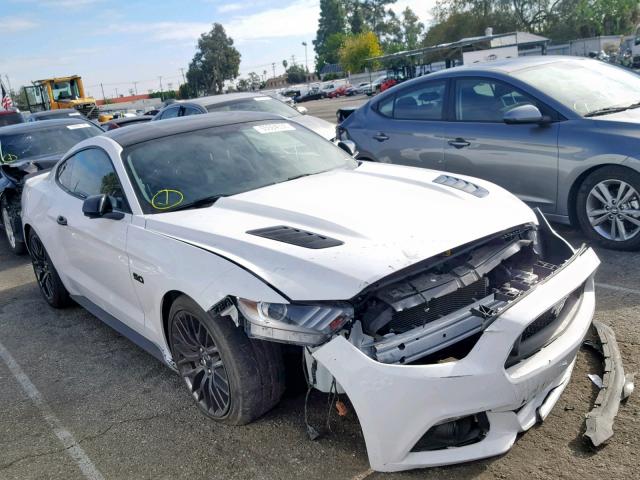 1FA6P8CF8H5291548 - 2017 FORD MUSTANG GT WHITE photo 1