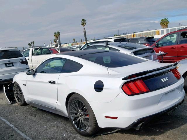 1FA6P8CF8H5291548 - 2017 FORD MUSTANG GT WHITE photo 3