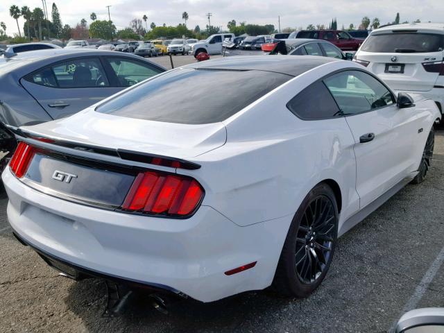 1FA6P8CF8H5291548 - 2017 FORD MUSTANG GT WHITE photo 4