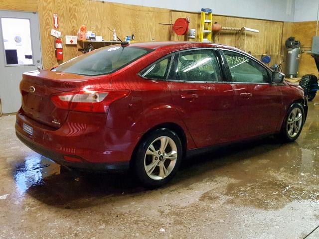 1FADP3F28DL150715 - 2013 FORD FOCUS SE RED photo 4