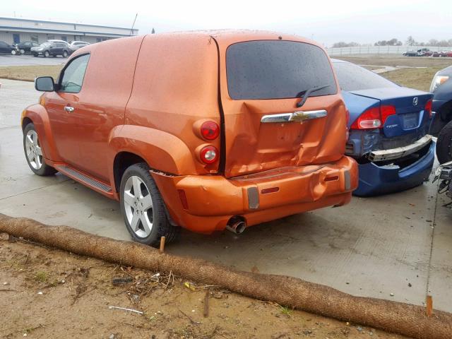 3GCDA25P67S629944 - 2007 CHEVROLET HHR PANEL ORANGE photo 3