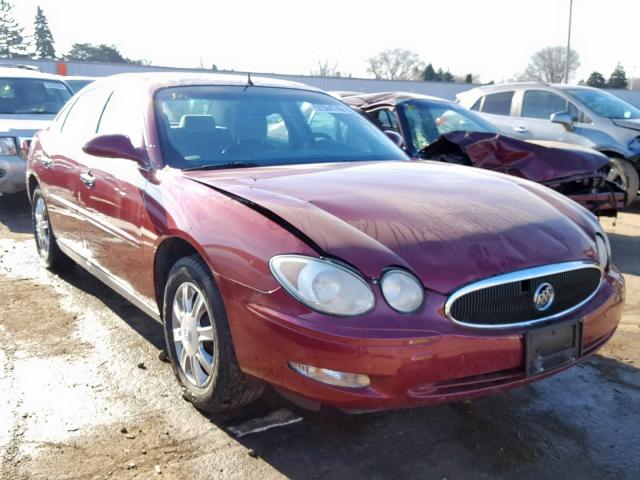 2G4WC532951266958 - 2005 BUICK LACROSSE C BURGUNDY photo 1