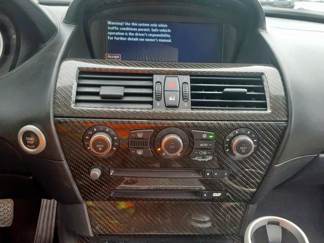 WBSEK935X7CS32120 - 2007 BMW M6 SILVER photo 9