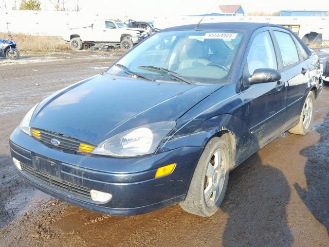 1FAFP38383W135997 - 2003 FORD FOCUS ZTS BLUE photo 2