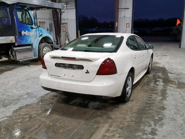 2G2WP552871101352 - 2007 PONTIAC GRAND PRIX WHITE photo 4