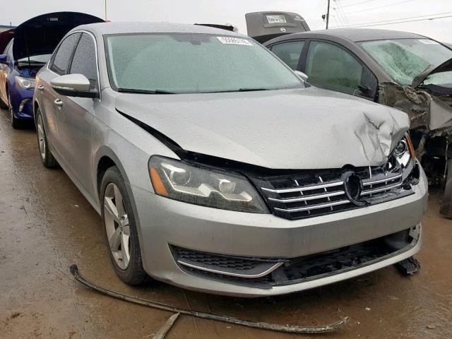 1VWBH7A39CC031878 - 2012 VOLKSWAGEN PASSAT SE SILVER photo 1