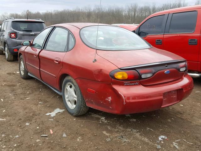 1FALP52U3TG247097 - 1996 FORD TAURUS GL RED photo 3