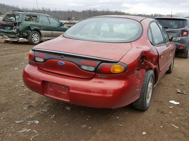 1FALP52U3TG247097 - 1996 FORD TAURUS GL RED photo 4