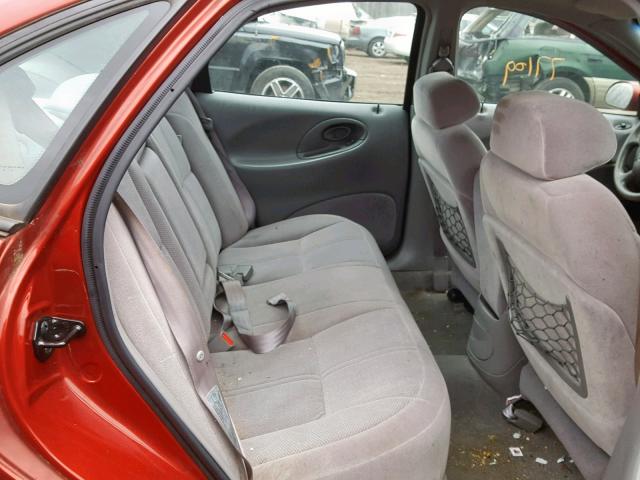 1FALP52U3TG247097 - 1996 FORD TAURUS GL RED photo 6