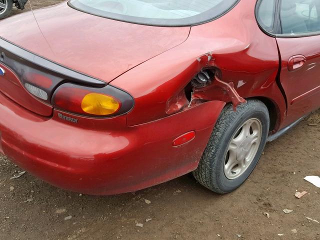 1FALP52U3TG247097 - 1996 FORD TAURUS GL RED photo 9