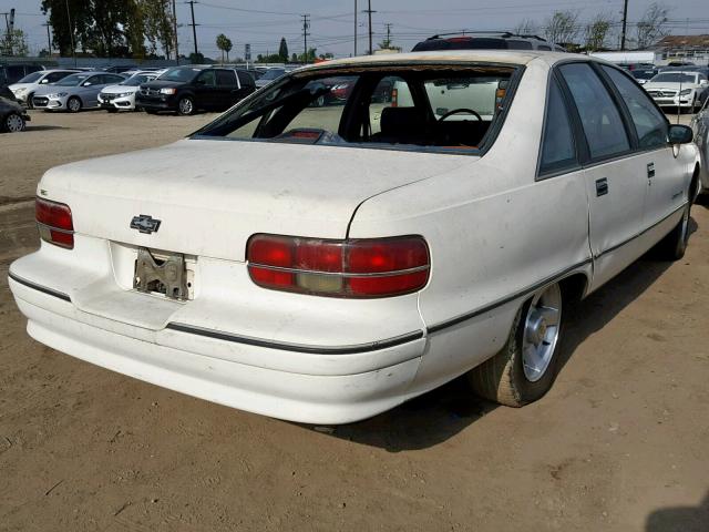 1G1BN53E3MR101638 - 1991 CHEVROLET CAPRICE CL WHITE photo 4