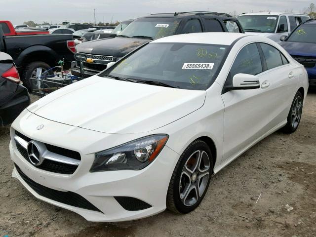 WDDSJ4EB5EN094173 - 2014 MERCEDES-BENZ CLA 250 WHITE photo 2