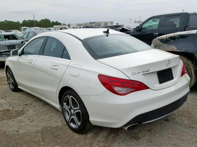 WDDSJ4EB5EN094173 - 2014 MERCEDES-BENZ CLA 250 WHITE photo 3