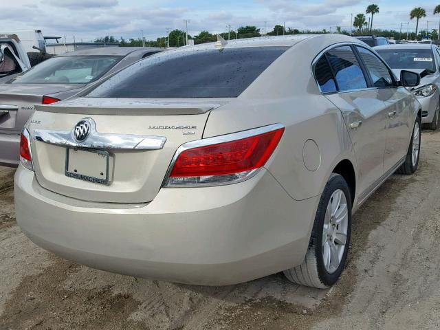 1G4GC5EC8BF397653 - 2011 BUICK LACROSSE C GOLD photo 4