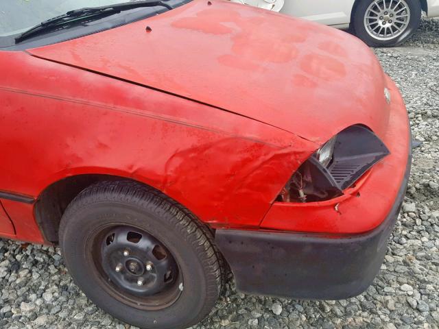 2C1MR2461R6766418 - 1994 GEO METRO RED photo 9