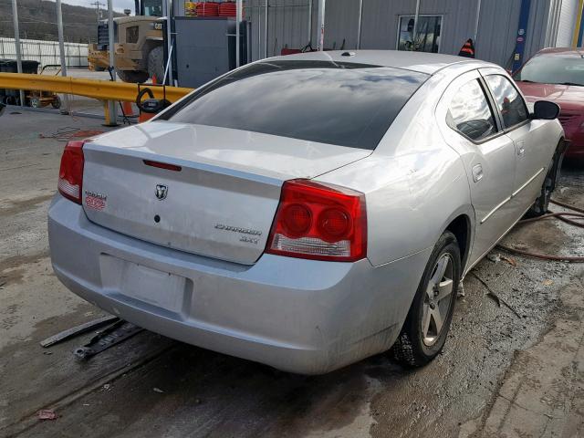 2B3CA3CVXAH181111 - 2010 DODGE CHARGER SX SILVER photo 4