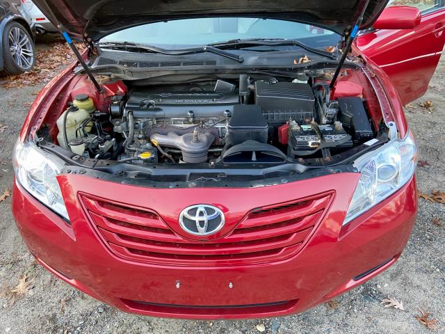 4T4BE46K29R134655 - 2009 TOYOTA CAMRY BASE RED photo 7