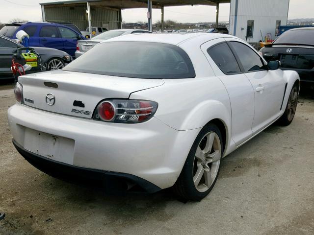 JM1FE173370212189 - 2007 MAZDA RX8 WHITE photo 4