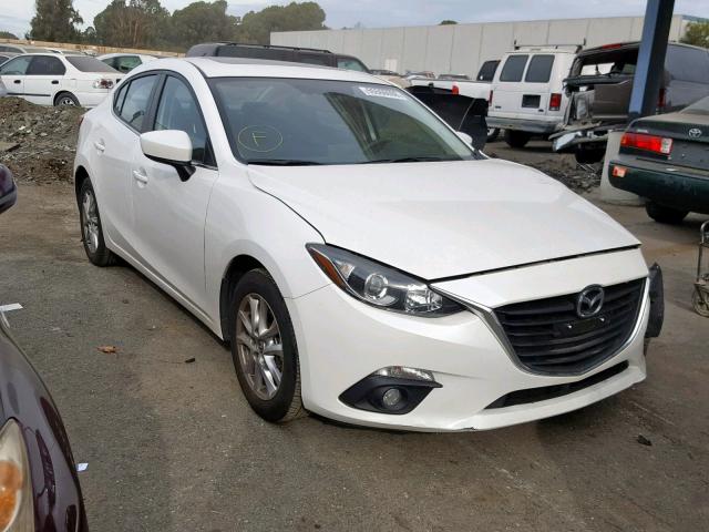 JM1BM1W78G1314880 - 2016 MAZDA 3 TOURING WHITE photo 1