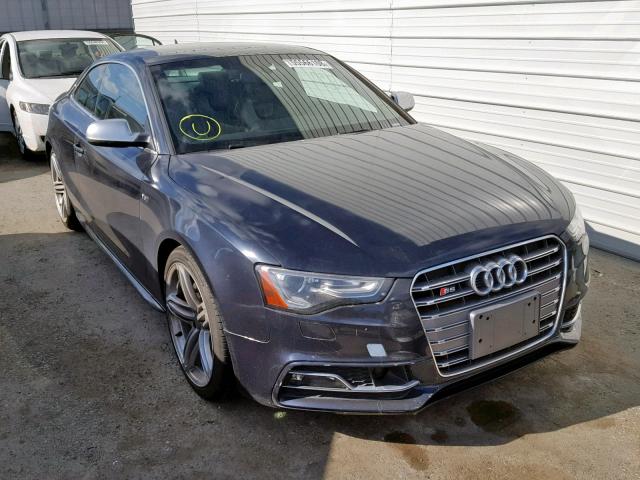 WAUVGAFR9DA030527 - 2013 AUDI S5 PRESTIG BLUE photo 1