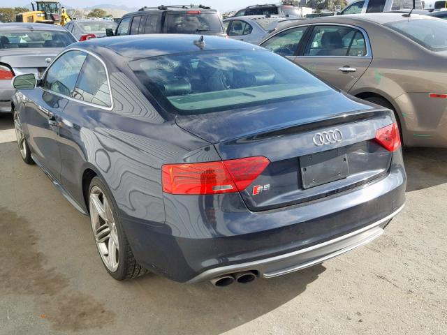 WAUVGAFR9DA030527 - 2013 AUDI S5 PRESTIG BLUE photo 3