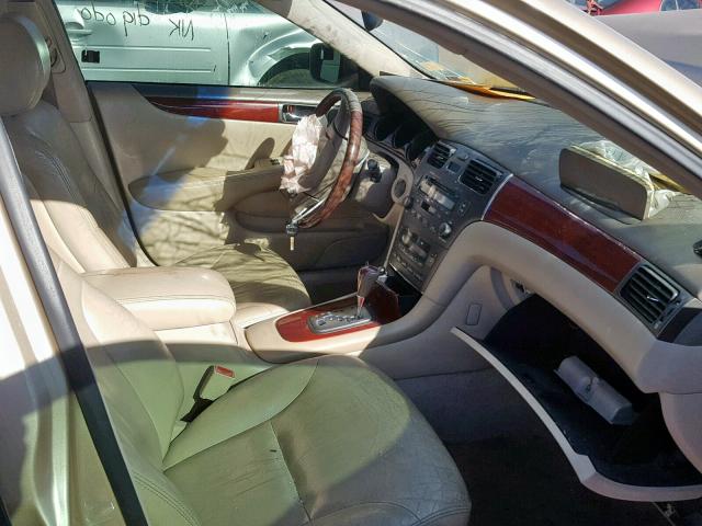 JTHBF30G625017413 - 2002 LEXUS ES 300 GOLD photo 5