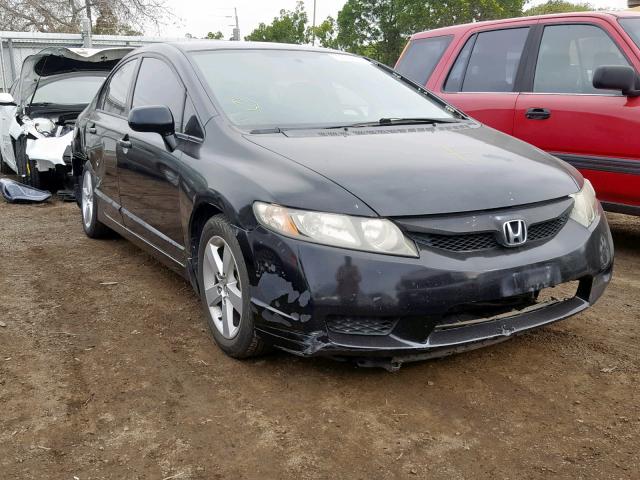 2HGFA15689H507538 - 2009 HONDA CIVIC BLACK photo 1