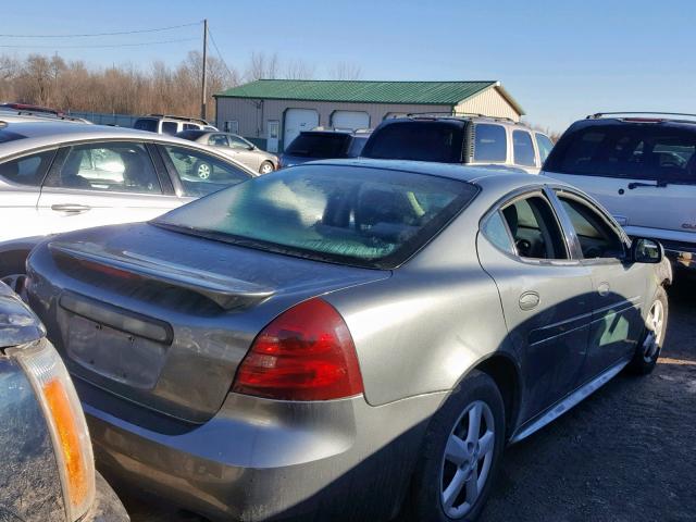 2G2WP522X51241291 - 2005 PONTIAC GRAND PRIX GRAY photo 4