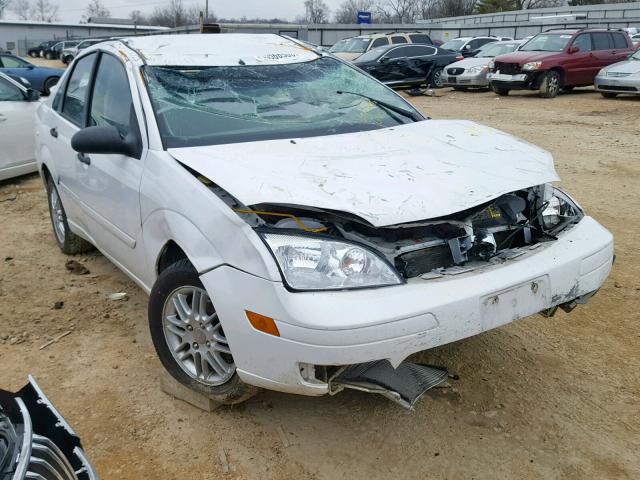 1FAFP34N17W302312 - 2007 FORD FOCUS ZX4 WHITE photo 1