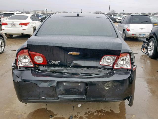 1G1ZB5E19BF247946 - 2011 CHEVROLET MALIBU LS BLACK photo 10