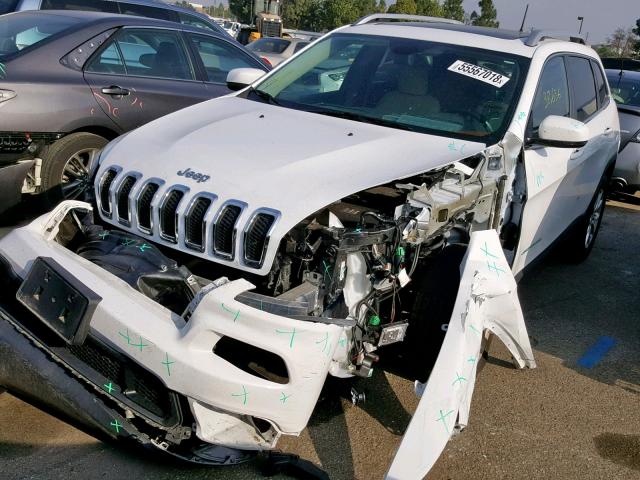 1C4PJMCS0GW133333 - 2016 JEEP CHEROKEE L WHITE photo 2