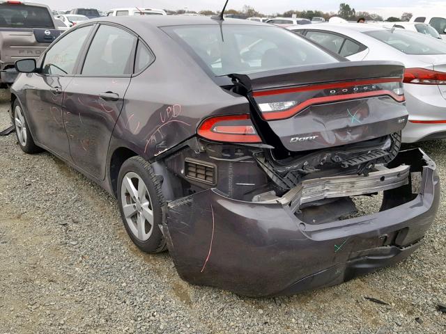 1C3CDFBB0FD104920 - 2015 DODGE DART SXT CHARCOAL photo 3